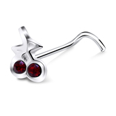 Fruity Curved Nose Stud NSKB-809